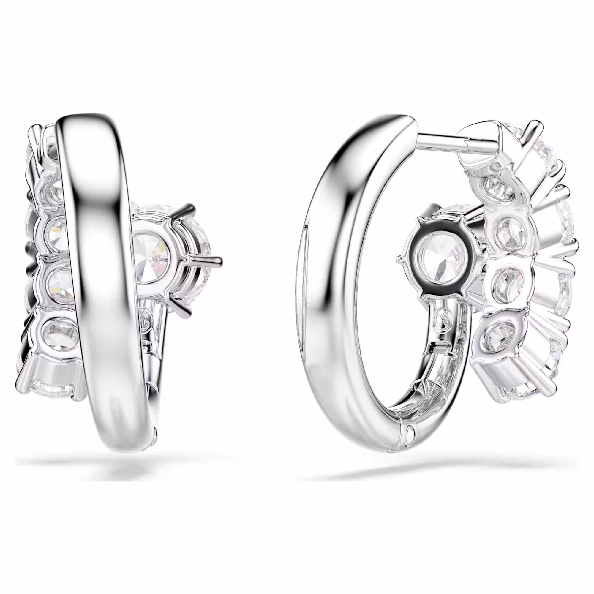 Matrix hoop earrings